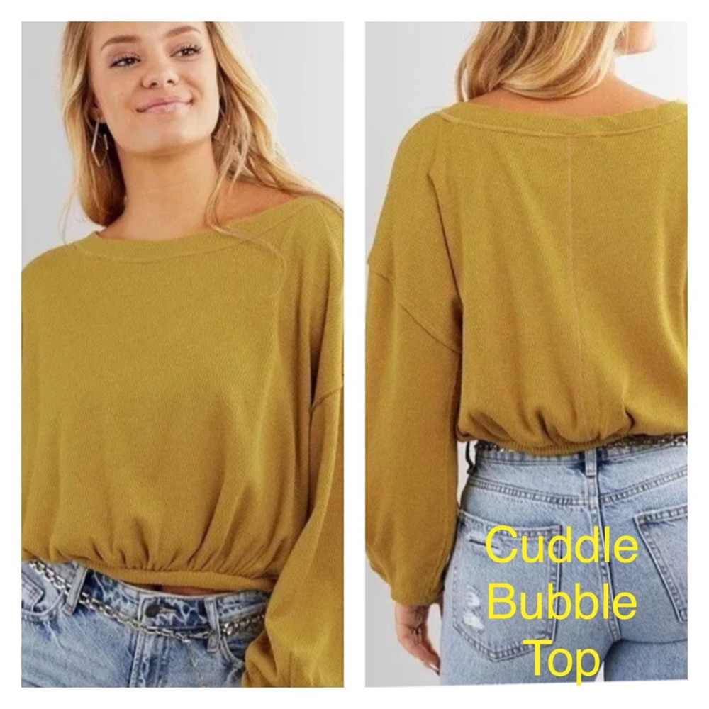 Free People We The Free Cuddle Bubble Top EUC